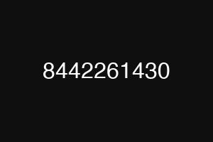 8442261430