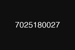 7025180027