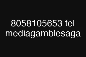 8058105653 tel mediagamblesaga